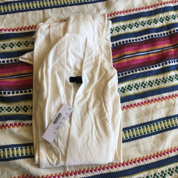 Jcrew tie knit top, NWT, sz s, off white-ivory - Picture 6 of 6
